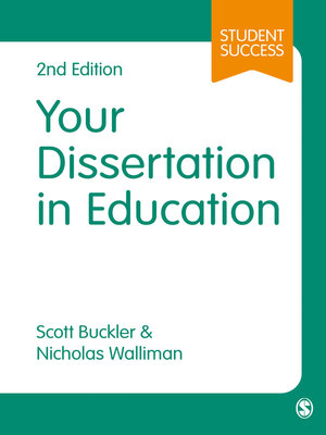 cover image of Your Dissertation in Education